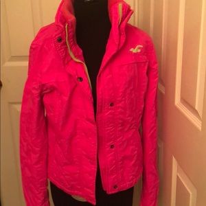 Hollister Hot Pink All Weather Jacket